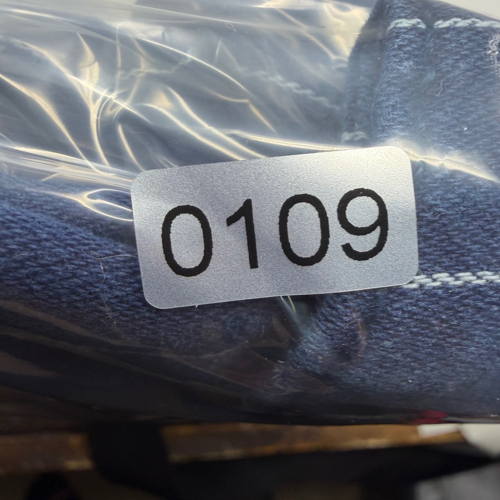 We The Free Pinstripe Wide Leg Jeans Indigo Blue Button Fly OB2391268 Size 31 - Picture 11 of 11